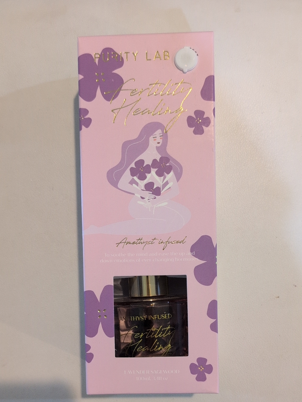Purity Lab Reed Diffuser Amethyst Infused - New In Box